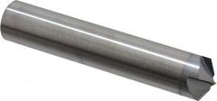 Accupro - 3/4" Diam 4 Flute Single End Solid Carbide Chamfer Mill - Exact Tooling
