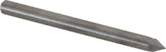 Accupro - 1/8" Diam 2 Flute Single End Solid Carbide Chamfer Mill - Exact Tooling