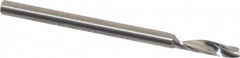 Onsrud - 1/8" Cutting Diam x 1/2" Length of Cut, 1 Flute, Upcut Spiral Router Bit - Uncoated, Right Hand Cut, Solid Carbide, 2" OAL x 1/8" Shank Diam, Single Edge, 21° Helix Angle - Exact Tooling