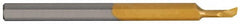 Carmex - 0.08" Min Bore Diam, 0.2" Max Bore Depth, 3mm Shank Diam, Profile Boring Bar - 0.006" Corner Radius, Right Hand Cut, Solid Carbide, Bright Finish - Exact Tooling