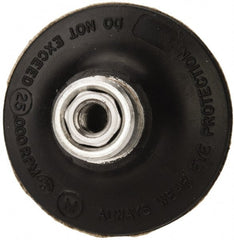 Standard Abrasives - 2" Diam Quick-Change Type R Disc Backing Pad - 1/4" Shank Diam, Medium Density, 25,000 RPM, Lockit Compatible - Exact Tooling