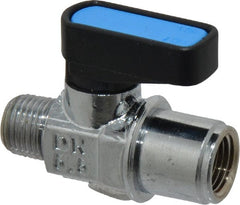 Aignep USA - 1/8" Pipe, Brass Miniature Ball Valve - Exact Tooling