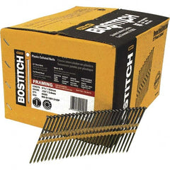 Stanley Bostitch - 11 Gauge 0.131" Shank Diam 3-1/4" Long Framing Nails for Power Nailers - Exact Tooling