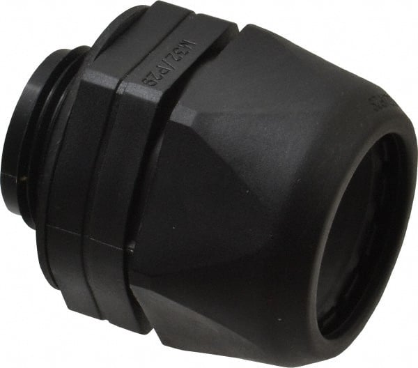 Murrplastik - 1" Trade, Nylon Compression Straight Liquidtight Conduit Connector - Noninsulated - Exact Tooling