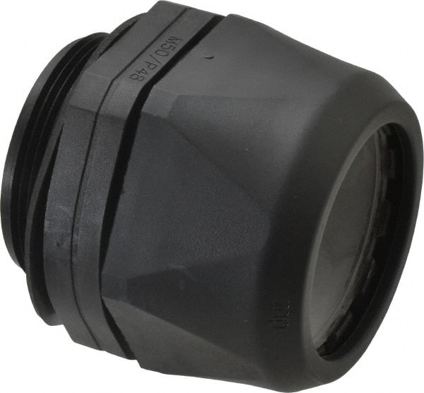 Murrplastik - 2" Trade, Nylon Compression Straight Liquidtight Conduit Connector - Noninsulated - Exact Tooling