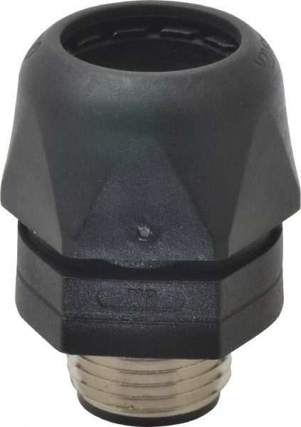 Murrplastik - 1/2" Trade, Nylon Compression Straight Liquidtight Conduit Connector - Noninsulated - Exact Tooling