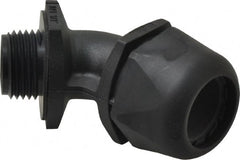 Murrplastik - 1/2" Trade, Nylon Compression Angled Liquidtight Conduit Connector - Noninsulated - Exact Tooling