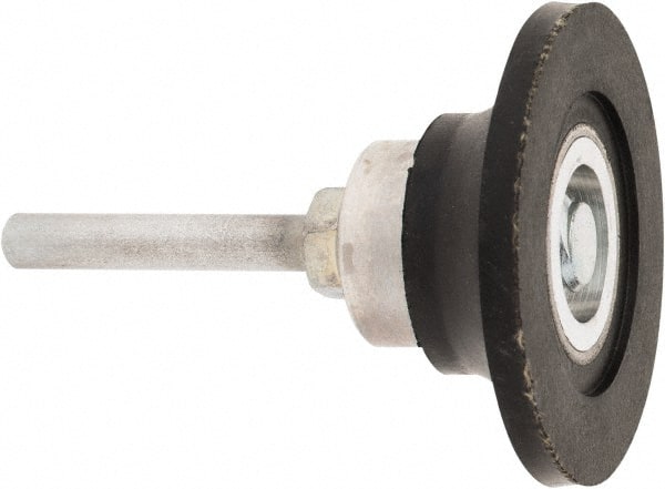 Standard Abrasives - 3" Diam Quick-Change Type S Disc Backing Pad - 1/4" Shank Diam, Medium Density, 20,000 RPM, SocAtt Compatible - Exact Tooling