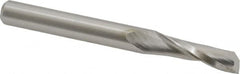 Onsrud - 5/16" Cutting Diam x 1" Length of Cut, 1 Flute, Upcut Spiral Router Bit - Uncoated, Right Hand Cut, High Speed Steel, 3" OAL x 5/16" Shank Diam, Single Edge, 19 to 32° Helix Angle - Exact Tooling