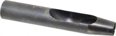 Made in USA - 9/16" Hollow Punch - 4" OAL, Steel - Exact Tooling
