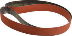 3M - 1-1/2" Wide x 60" OAL, 60 Grit, Ceramic Abrasive Belt - Ceramic, Medium, Coated, YF Weighted Cloth Backing, Wet/Dry, Series 777F - Exact Tooling
