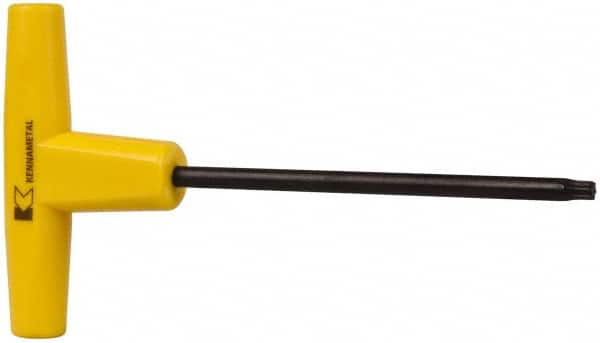 Kennametal - T25 Torx Drive, T Handle Driver for Indexable Slotting Cutter - Compatible with Cartridge Screws - Exact Tooling