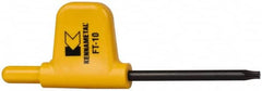 Kennametal - T10 Torx Drive, Flag Handle Driver for Indexable Tools - Exact Tooling