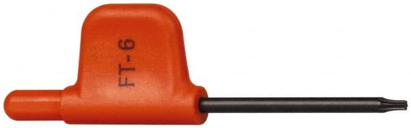 Kennametal - T6 Torx Drive, Flag Handle Driver for Indexable Tools - Compatible with Insert Screws - Exact Tooling