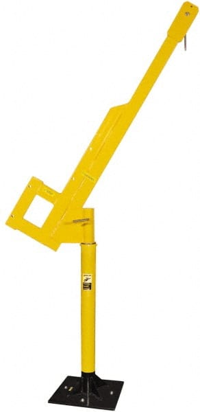 Gemtor - Confined Space Entry & Retrieval Bases & Booms Type: Fixed Davit w/Rotating Boom Maximum Height (Inch): 89 - Exact Tooling