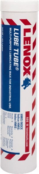 Lenox - Lube Tube, 14.5 oz Tube Sawing Fluid - Wax, For Drilling, Milling, Grinding, Threading, Tapping - Exact Tooling