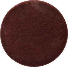 3M - 8" Very Fine Grade Aluminum Oxide Deburring Disc - 1/2" Center Hole, Arbor Connection, Maroon, 3,000 Max RPM - Exact Tooling