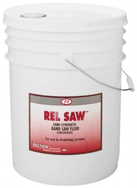 Relton - Rel Saw, 5 Gal Pail Sawing Fluid - Semisynthetic, For Cleaning - Exact Tooling