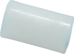 Electro Hardware - 0.089" ID x 3/16" OD, #2 Screw, Grade 101 Nylon Female Unthreaded Circuit Board Spacer - Round Body, Uncoated, 5/16" OAL - Exact Tooling