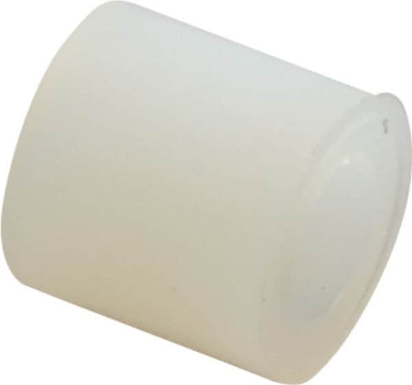 Electro Hardware - 0.141" ID x 1/4" OD, #6 Screw, Grade 101 Nylon Female Unthreaded Circuit Board Spacer - Round Body, Uncoated, 1/4" OAL - Exact Tooling