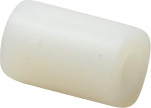 Electro Hardware - 0.116" ID x 1/4" OD, #4 Screw, Grade 101 Nylon Female Unthreaded Circuit Board Spacer - Round Body, Uncoated, 3/8" OAL - Exact Tooling