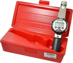 Proto - 3/8" Drive Electronic Digital Torque Wrench - 2.1 Ft/Lb to 28 N/m Torque, 10-5/8" OAL, 0.01 N/m Graduation, Fixed Head - Exact Tooling