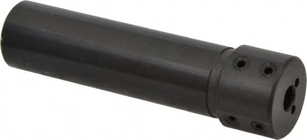 Scientific Cutting Tools - 1/4" ID x 3/4" OD Boring & Grooving Bar Holders - 3-1/4" OAL, 0.87" Head Diam, 3/8-18 NPT, Through Coolant, Series QHC - Exact Tooling