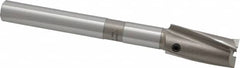 Cleveland - 3/4" Diam, 1/2" Shank, Diam, 3 Flutes, Straight Shank, Interchangeable Pilot Counterbore - Exact Tooling