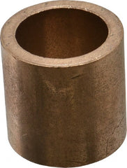 Boston Gear - 1-1/2" Inside x 2" Outside Diam, Oil Impregnated Bronze SAE-841 Sleeve Bearing - 2" OAL - Exact Tooling