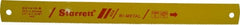 Starrett - 14" Long, 10 Teeth per Inch, Bi-Metal Power Hacksaw Blade - Toothed Edge, 1-3/8" Wide x 0.062" Thick - Exact Tooling