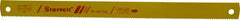 Starrett - 18" Long, 6 Teeth per Inch, Bi-Metal Power Hacksaw Blade - Toothed Edge, 1-3/8" Wide x 0.062" Thick - Exact Tooling