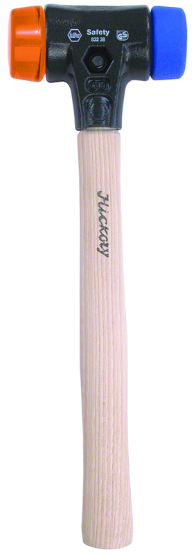 Hammer with Face - 1.4 lb; Hickory Handle; 1-1/2'' Head Diameter - Exact Tooling