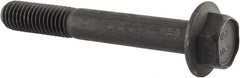 Value Collection - M10x1.50 Metric Coarse, 70mm Length Under Head, Hex Drive Flange Bolt - 35mm Thread Length, Grade 10.9 Alloy Steel, Smooth Flange, Phosphate & Oil Finish - Exact Tooling