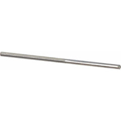 Hertel - #53, 0.0595", 140° Point, Solid Carbide Straight Flute Drill Bit - Exact Tooling