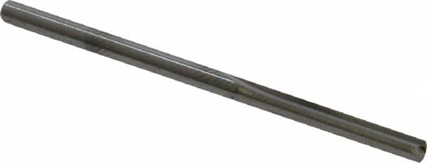 Hertel - #43, 0.089", 140° Point, Solid Carbide Straight Flute Drill Bit - Exact Tooling