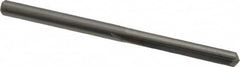 Hertel - #31, 0.12", 140° Point, Solid Carbide Straight Flute Drill Bit - Exact Tooling