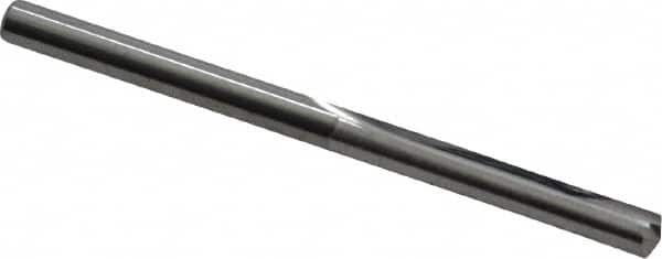 Hertel - #30, 0.1285", 140° Point, Solid Carbide Straight Flute Drill Bit - Exact Tooling