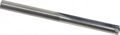 Hertel - #19, 0.166", 140° Point, Solid Carbide Straight Flute Drill Bit - Exact Tooling