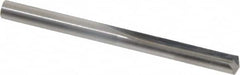 Hertel - #17, 0.173", 140° Point, Solid Carbide Straight Flute Drill Bit - Exact Tooling
