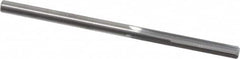 Hertel - 1/8" Solid Carbide 4 Flute Chucking Reamer - Straight Flute, 1/8" Straight Shank, 5/8" Flute Length, 2-1/4" OAL - Exact Tooling