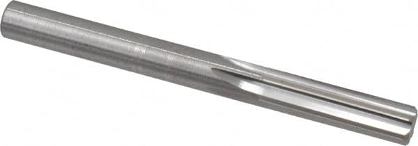 Hertel - 5/16" Solid Carbide 6 Flute Chucking Reamer - Straight Flute, 5/16" Straight Shank, 1-1/8" Flute Length, 3-1/4" OAL - Exact Tooling