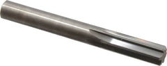 Hertel - 15/32" Solid Carbide 6 Flute Chucking Reamer - Straight Flute, 15/32" Straight Shank, 1-3/8" Flute Length, 4" OAL - Exact Tooling