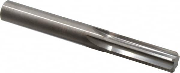 Hertel - 31/64" Solid Carbide 6 Flute Chucking Reamer - Straight Flute, 31/64" Straight Shank, 1-1/2" Flute Length, 4" OAL - Exact Tooling