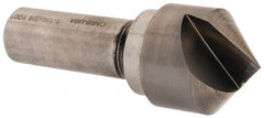 Hertel - 1-1/4" Head Diam, 3/4" Shank Diam, 1 Flute 100° Solid Carbide Countersink - Exact Tooling