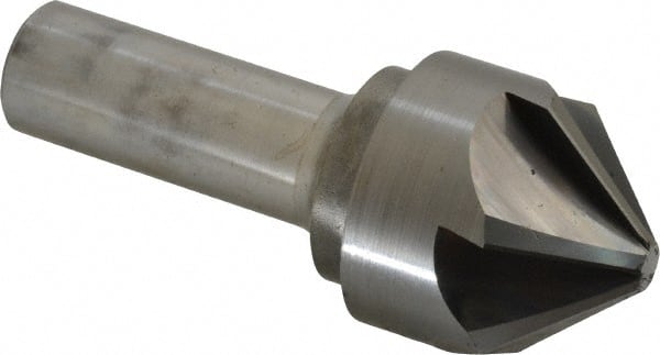 Hertel - 1-1/2" Head Diam, 3/4" Shank Diam, 6 Flute 90° Solid Carbide Countersink - Exact Tooling