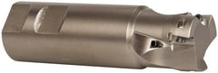 Seco - 1-1/4" Cut Diam, 0.433" Max Depth of Cut, 1-1/4" Shank Diam, 4-1/4" OAL, Indexable Square Shoulder End Mill - XO.X 1204.. Inserts, Weldon Shank, 90° Lead Angle, Through Coolant, Series Super Turbo - Exact Tooling