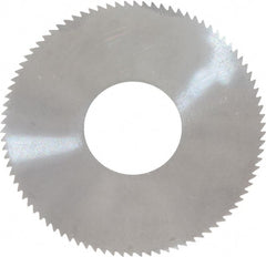 Made in USA - 1-3/4" Diam x 0.025" Blade Thickness x 5/8" Arbor Hole Diam, 90 Tooth Slitting and Slotting Saw - Arbor Connection, Solid Carbide, Concave Ground - Exact Tooling
