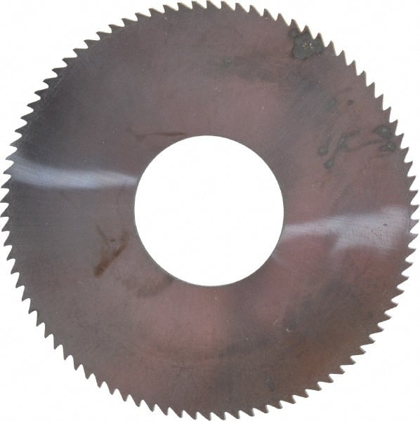 Made in USA - 1-3/4" Diam x 0.045" Blade Thickness x 5/8" Arbor Hole Diam, 90 Tooth Slitting and Slotting Saw - Arbor Connection, Solid Carbide, Concave Ground - Exact Tooling