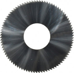 Made in USA - 1-3/4" Diam x 0.051" Blade Thickness x 5/8" Arbor Hole Diam, 90 Tooth Slitting and Slotting Saw - Arbor Connection, Solid Carbide, Concave Ground - Exact Tooling