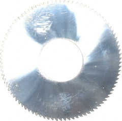 Made in USA - 1-3/4" Diam x 0.057" Blade Thickness x 5/8" Arbor Hole Diam, 90 Tooth Slitting and Slotting Saw - Arbor Connection, Solid Carbide, Concave Ground - Exact Tooling